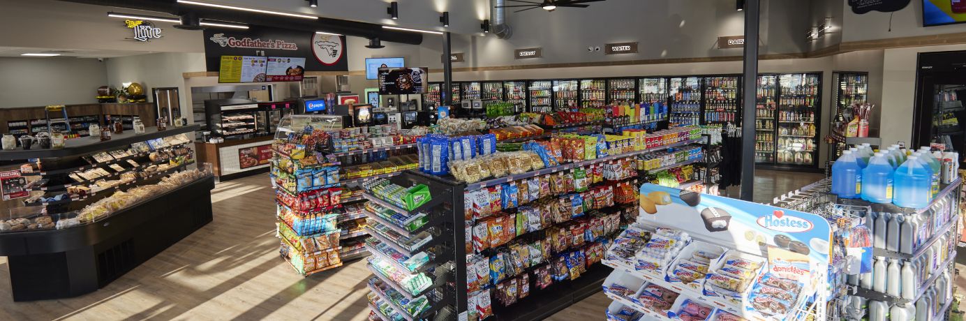 Inside of a convenience store 
