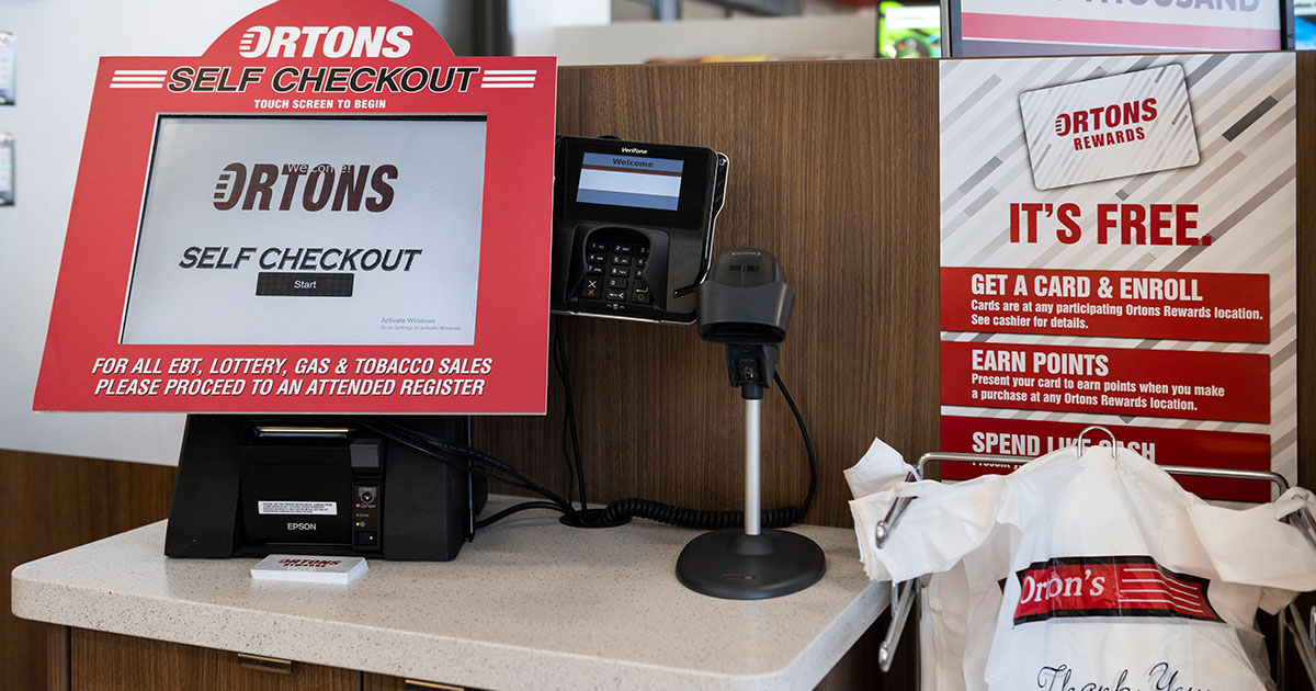 Ortons self checkout