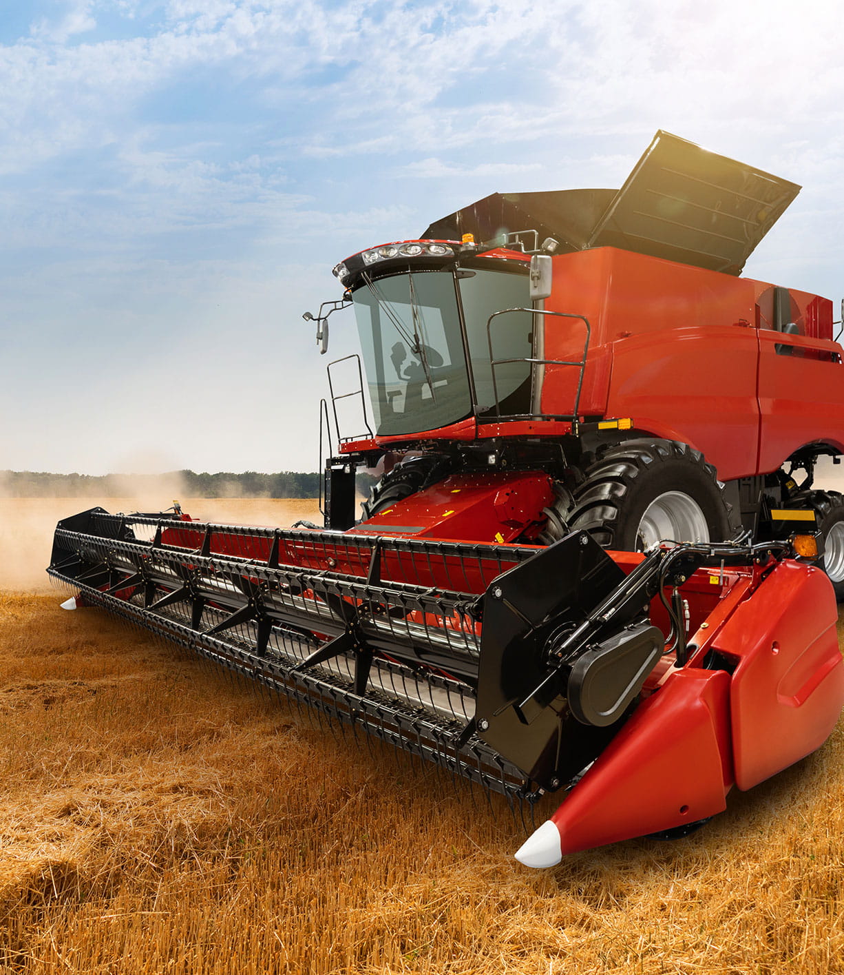 Combine harvesting
