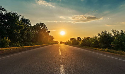 Open road
