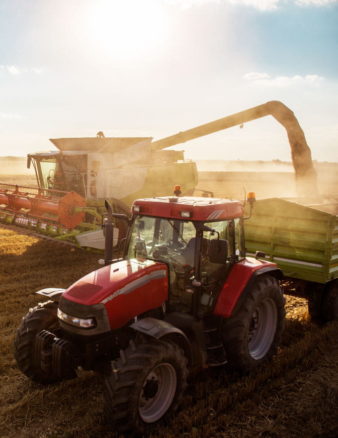 Combine harvesting