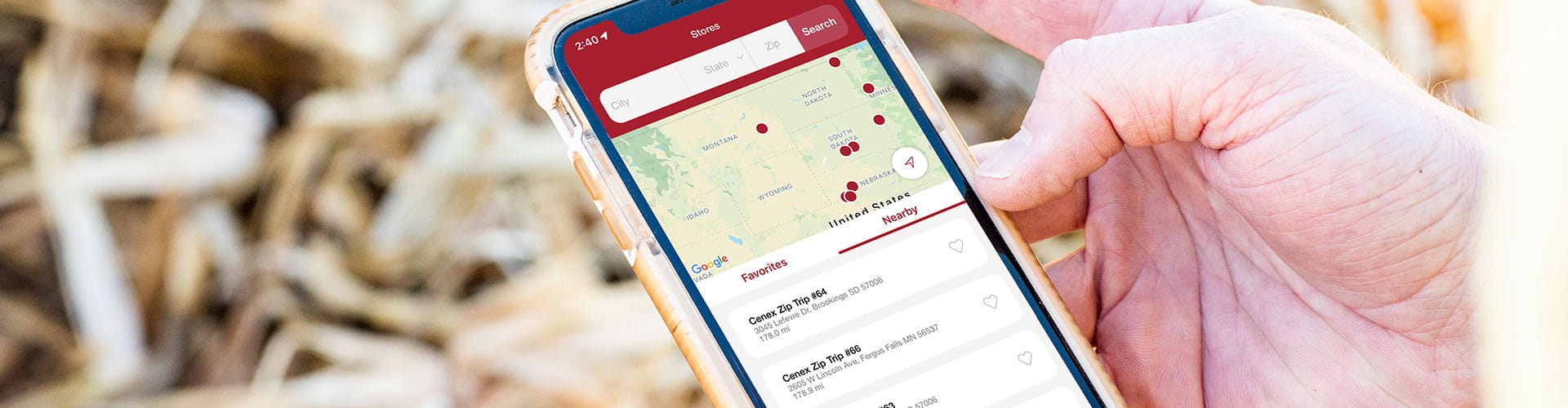 Cenex Zip Trip app location finder