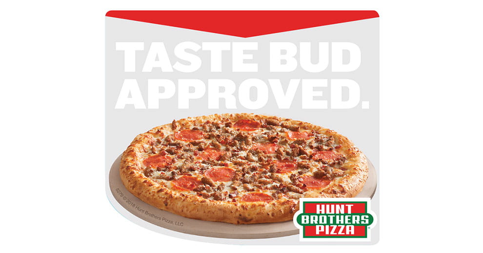 Taste bud approved. Hunt Brothers Pizza