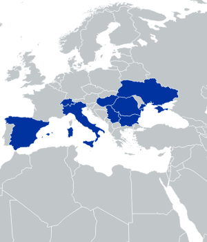 Europe Middle East Africa map