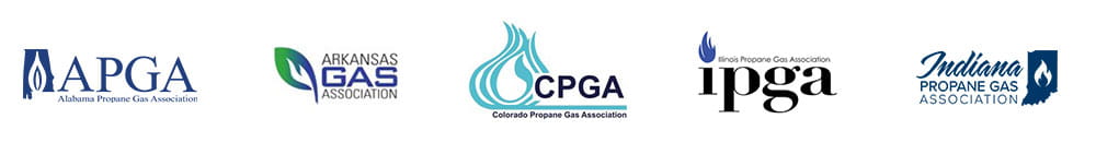 State and national propane association logos