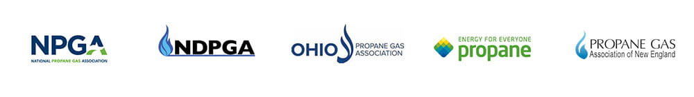 State and national propane association logos