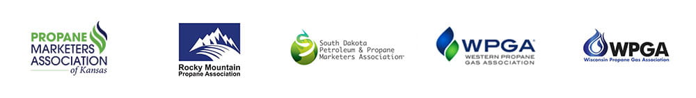 State and national propane association logos