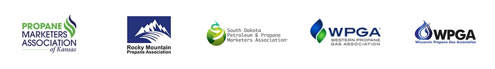 State and national propane association logos