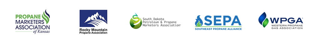 State and national propane association logos