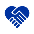 Hands in heart icon