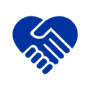 Hands in heart icon