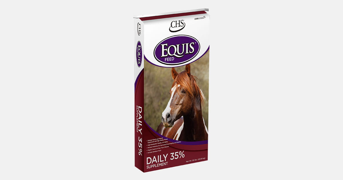 Equis Daily 35% horse feed bag Equis Daily 35% horse feed bag