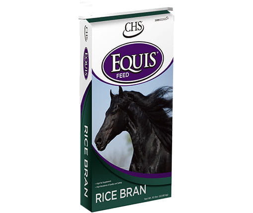 Equis Rice Bran horse feed bag