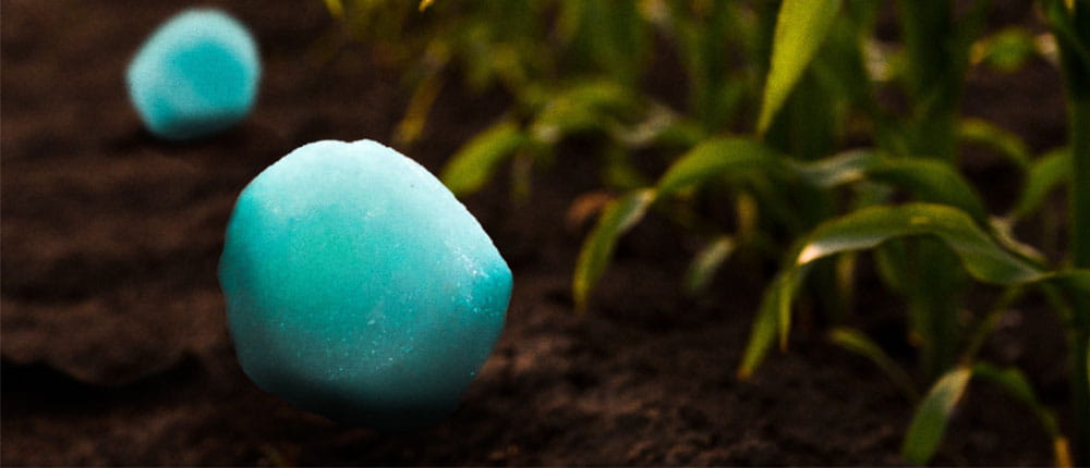 N-Edge Pro in a field sitting on soil