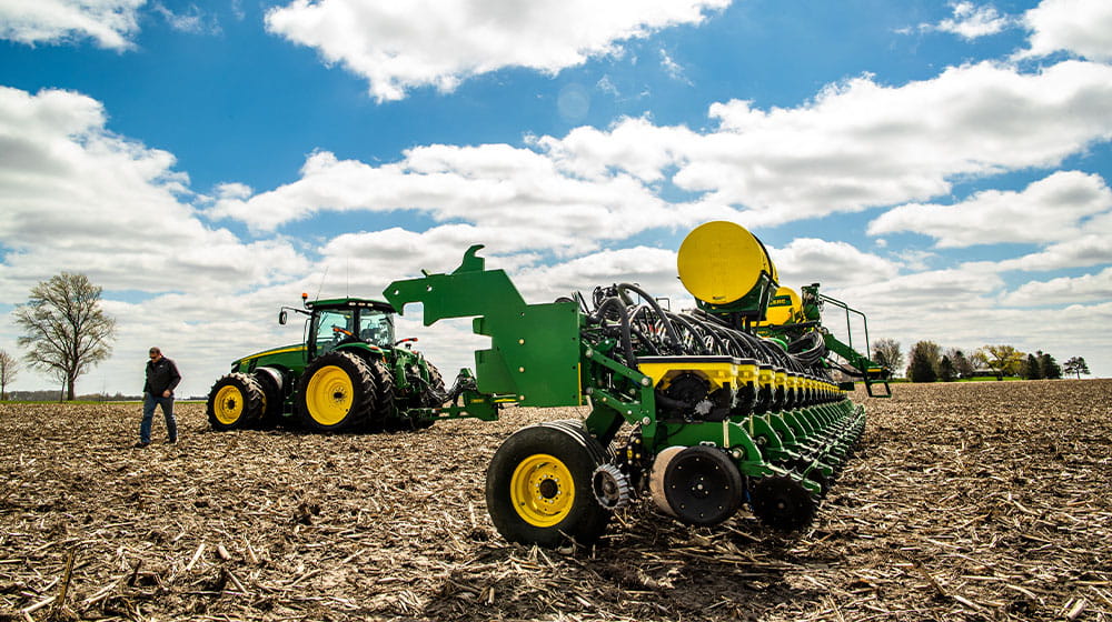 Sprayer in field