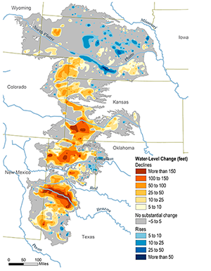 Map of Ogalla Aquifer