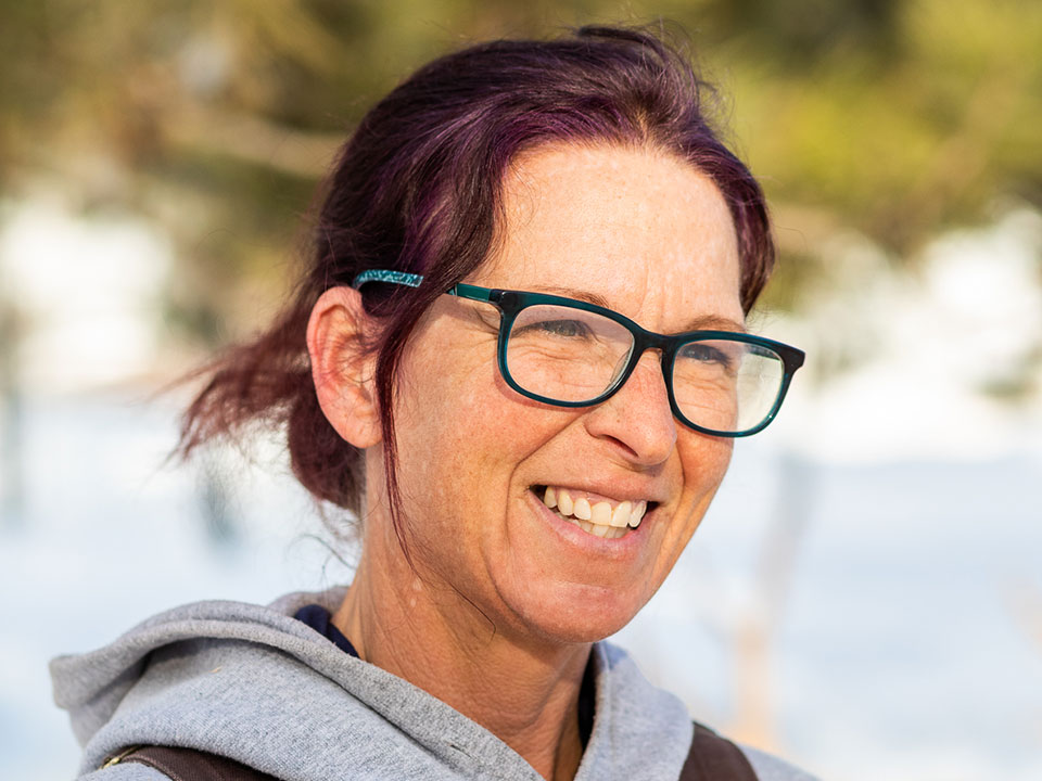 Amy Bossen, farmhand at Leavenworth Reindeer Farm