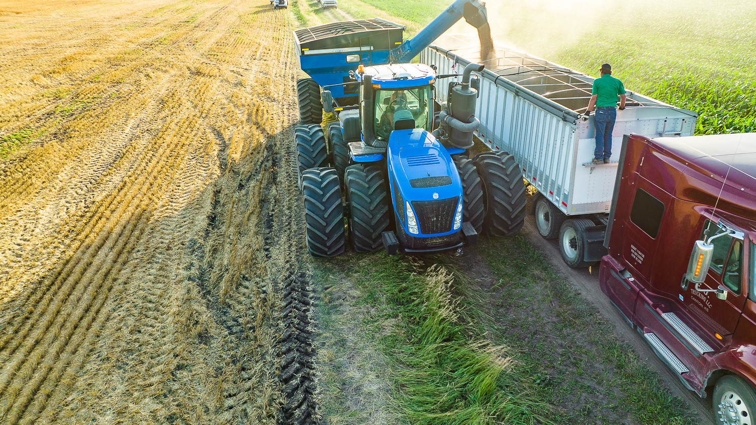 Combine harvesting