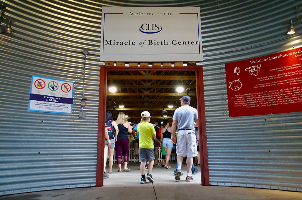 CHS Miracle of Birth barn entrance