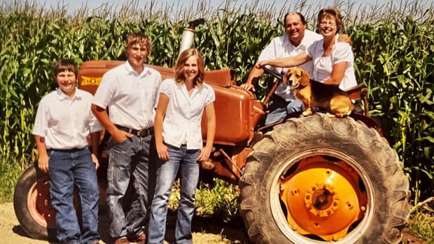 Webster family photo from 2008