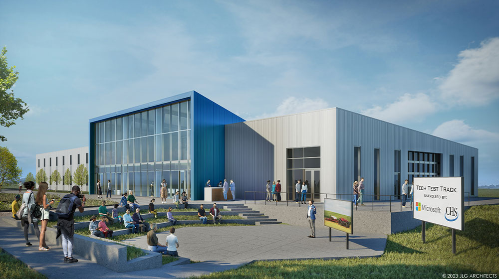 Rendering of Grand Farm’s Innovation Campus