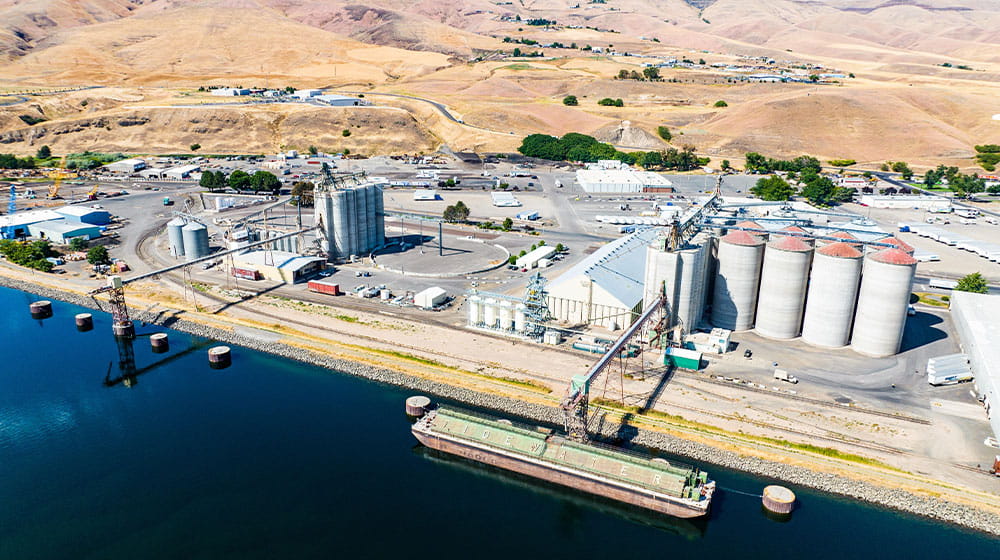 Aerial of Snake River