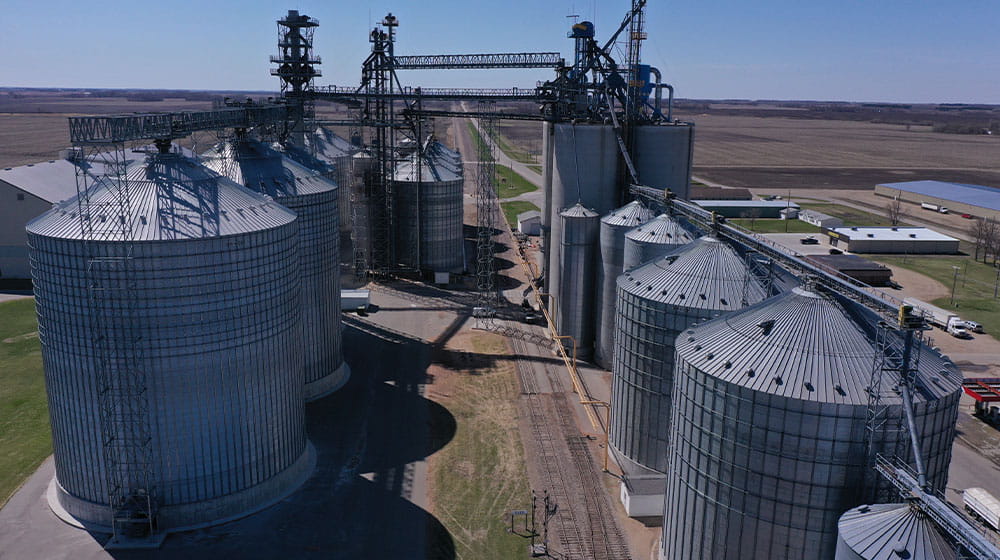 Grain bins