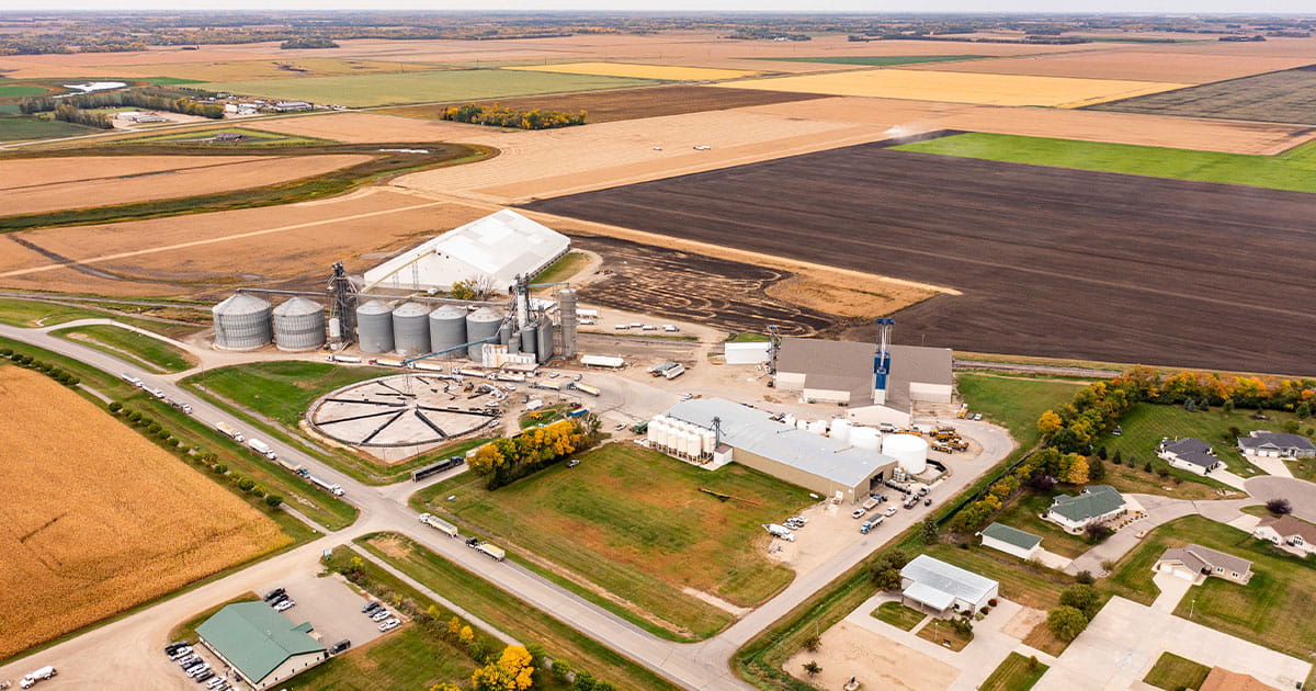 Aerial of Kindred, ND