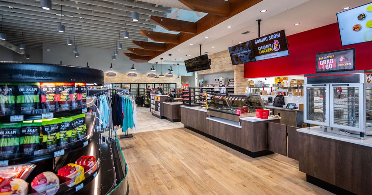 Inside of Cenex Zip Trip store