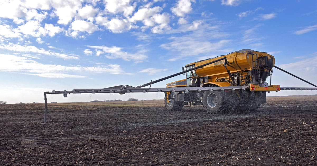 TerraGator in a field.