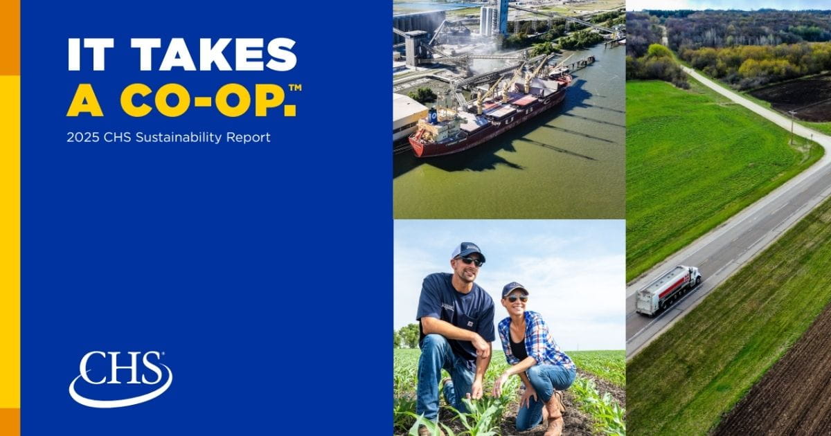 Cover of the 2025 CHS Sustainability Report